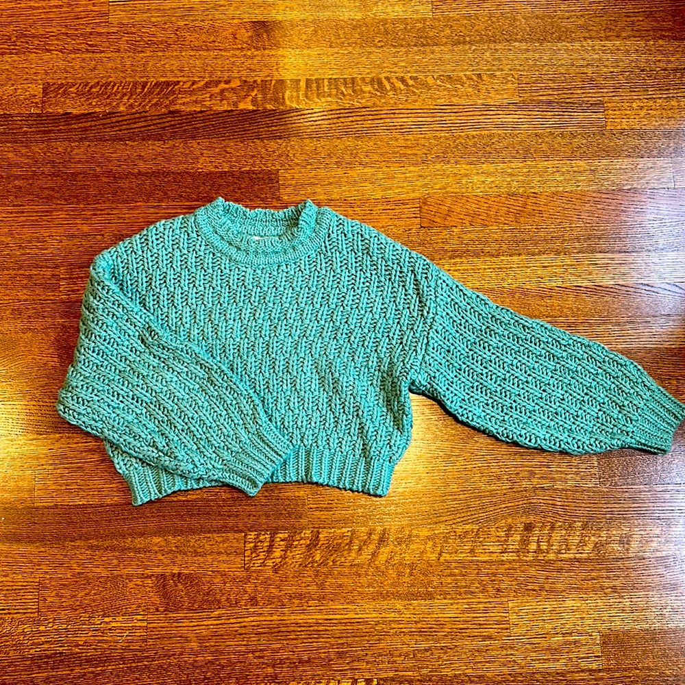 Universal Thread Mock Neck Crop Sweater - image 1